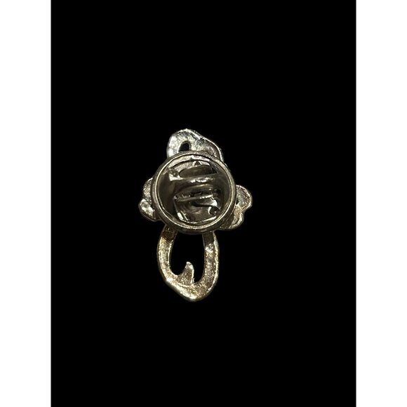 Vintage Two-Tone Shamrock Cross Shape Christian Fashion Brooch Pin - Picture 2 of 5